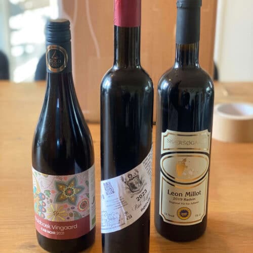 Rødvinskassen fra DanishWine.com.